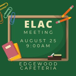 ELAC Meeting